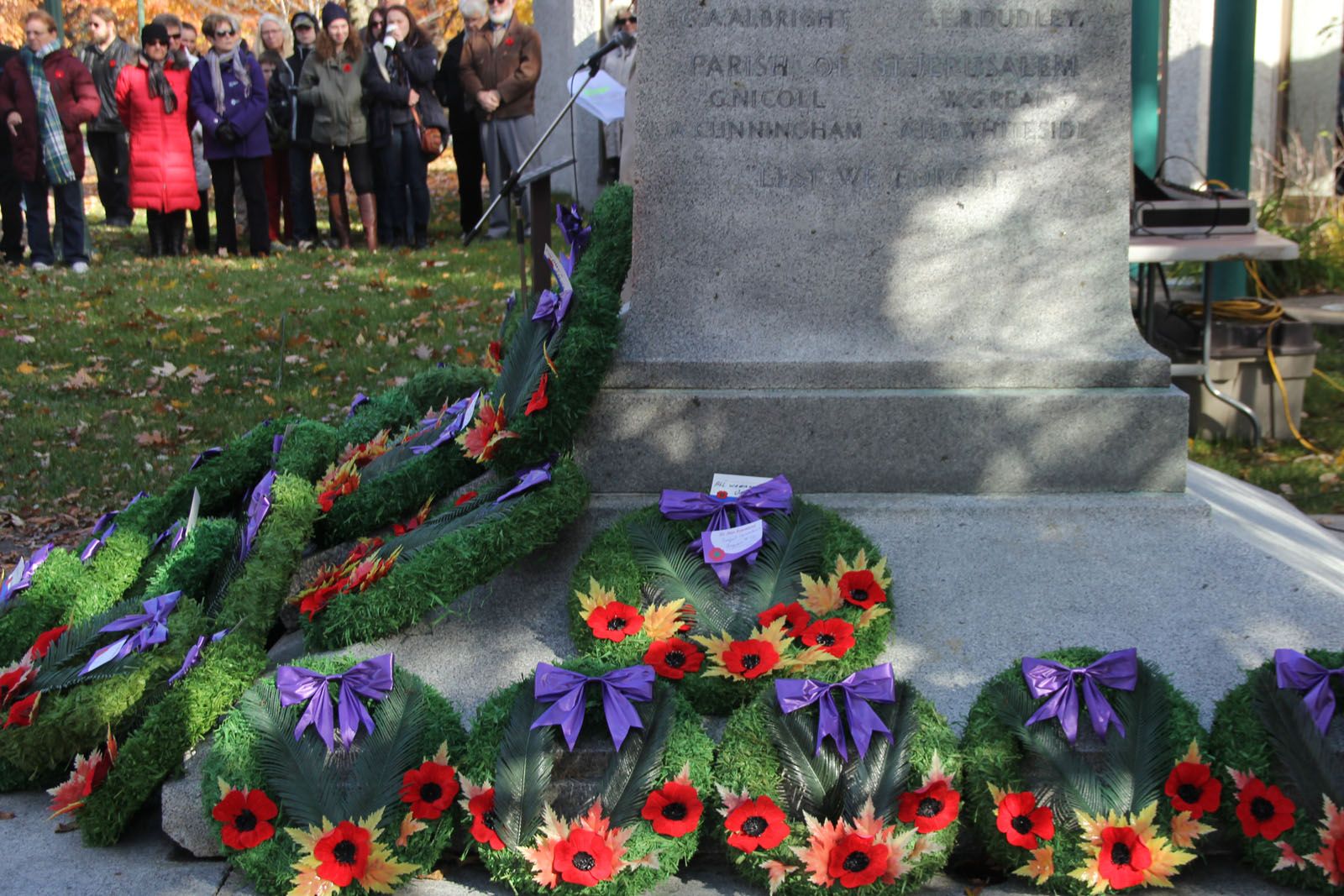 Attend Remembrance Day ceremonies happening close to you