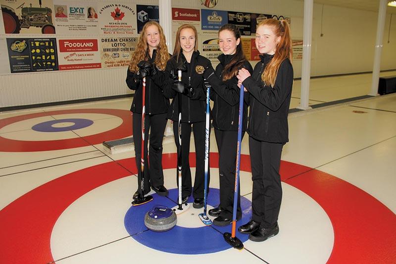 Vankleek Hill Girls Curling Team in fifth place at provincial qualifiers