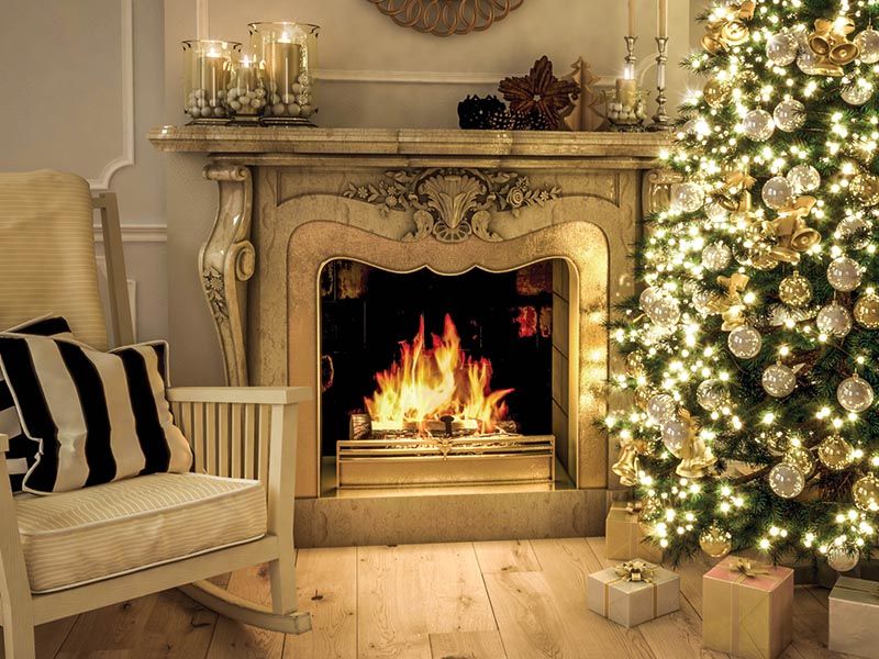 Perfect Fireplaces for Santa’s Arrival