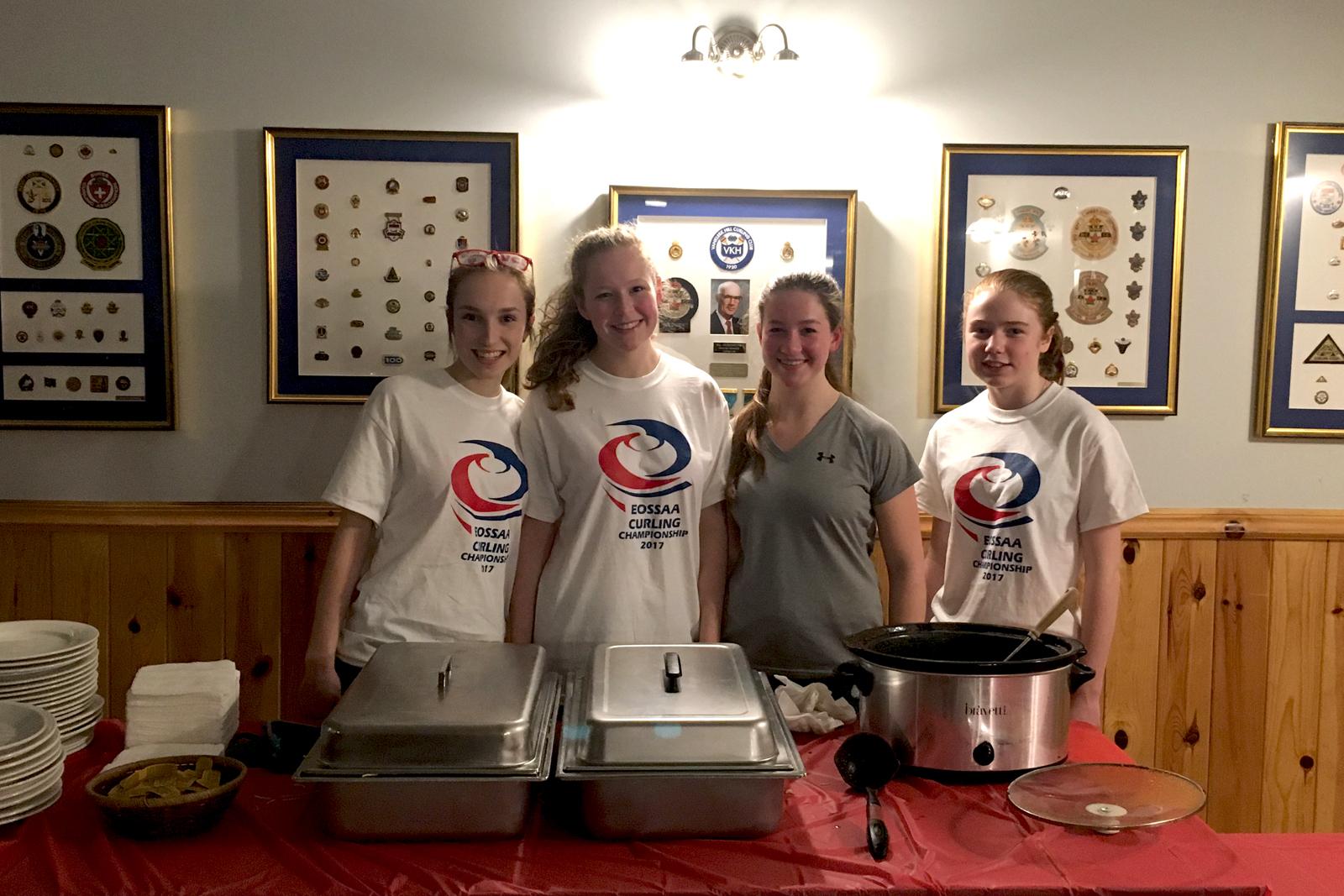 Spaghetti dinner raises $2,500 to send VCI Rebels Curling Team to the provincials