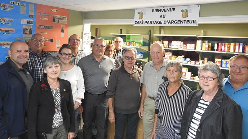 Additional funding for the Café Partage d’Argenteuil