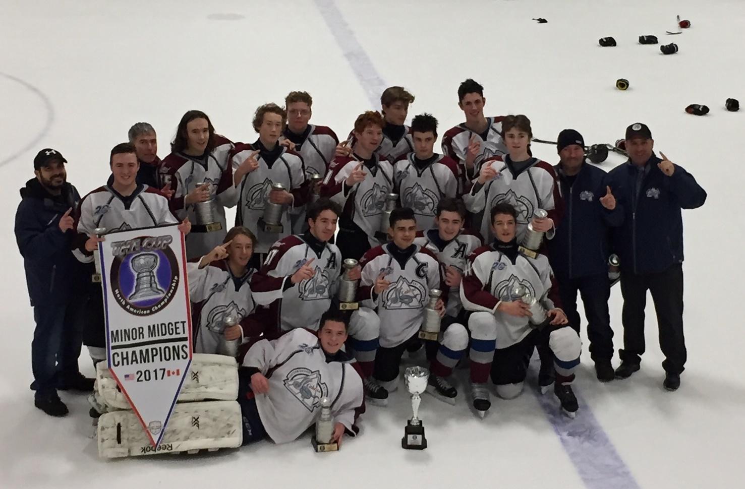 Hockey tournament winners: Cobras Midget Minor AA
