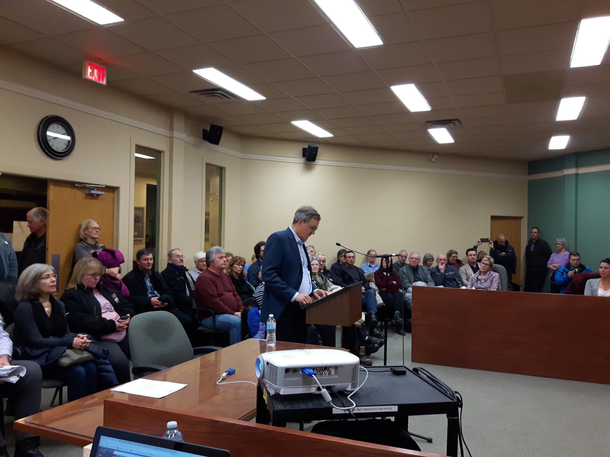 Action Champlain wants township to share costs of preparing for OMB hearing