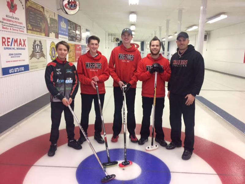 VCI boys curling team heading to provincial tournament