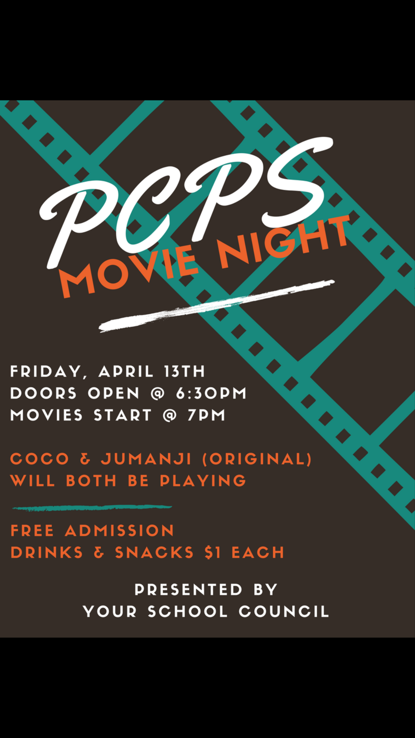 Double bill for movie night at Pleasant Corners Public School on April 13