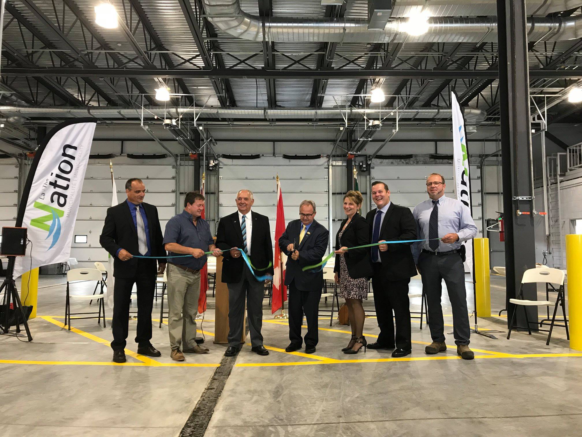 Limoges municipal garage opens, lots for sale soon for business, industry