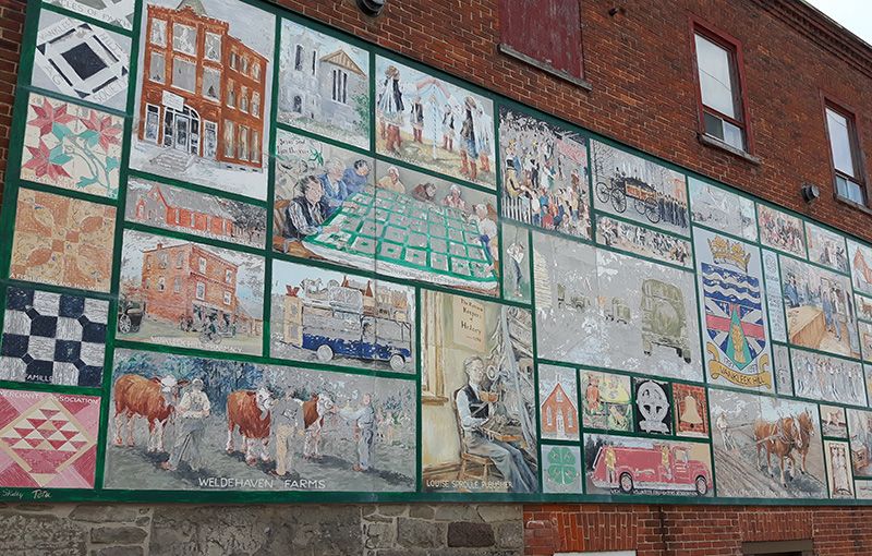 Subjects chosen for Mill Street mural; Community Patchwork to be repainted