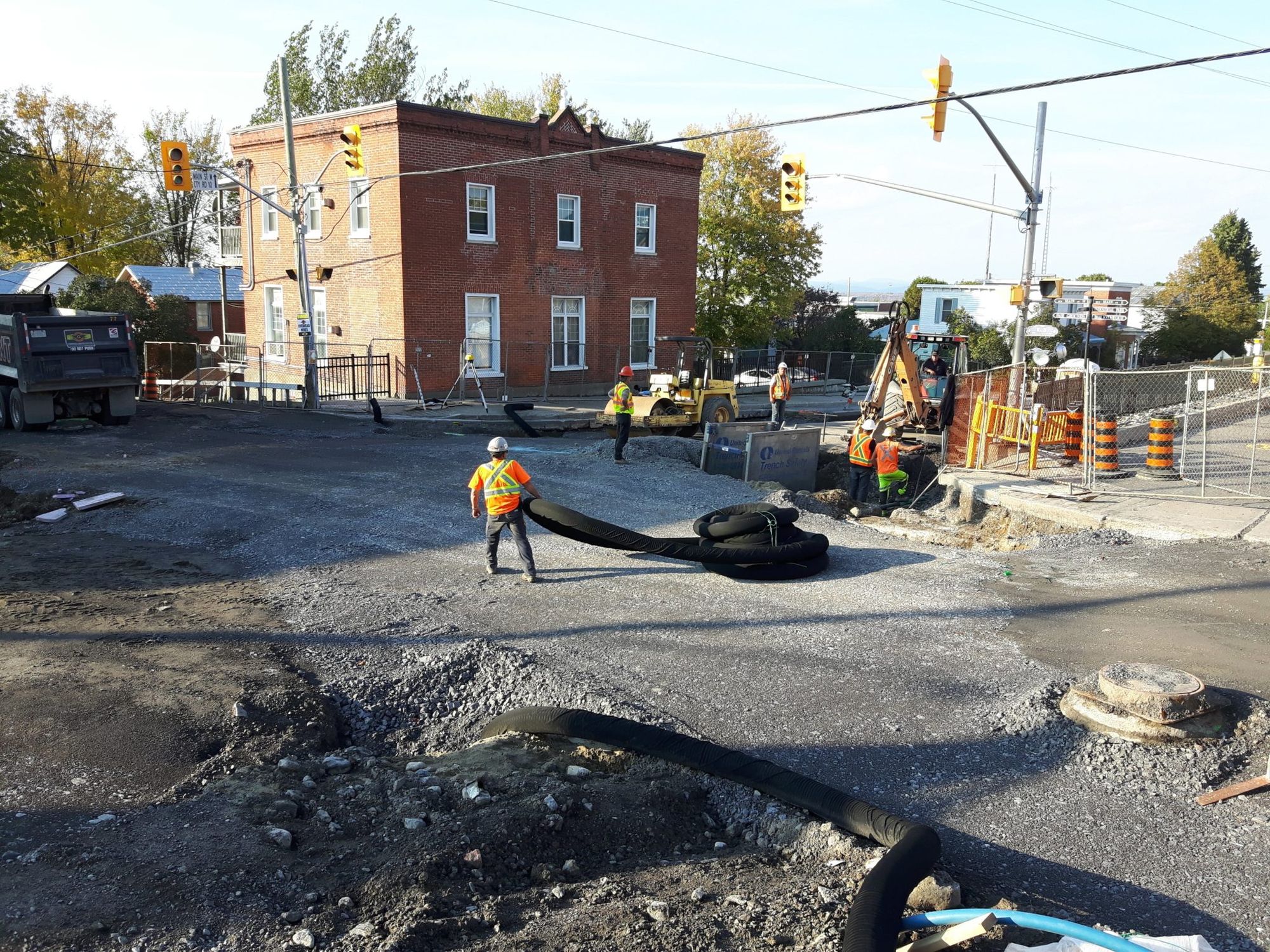 Main Street intersection will be paved and open this Saturday, but entire project will be completed in 2019