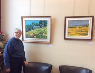 Landscape painter displays works at Champlain Library