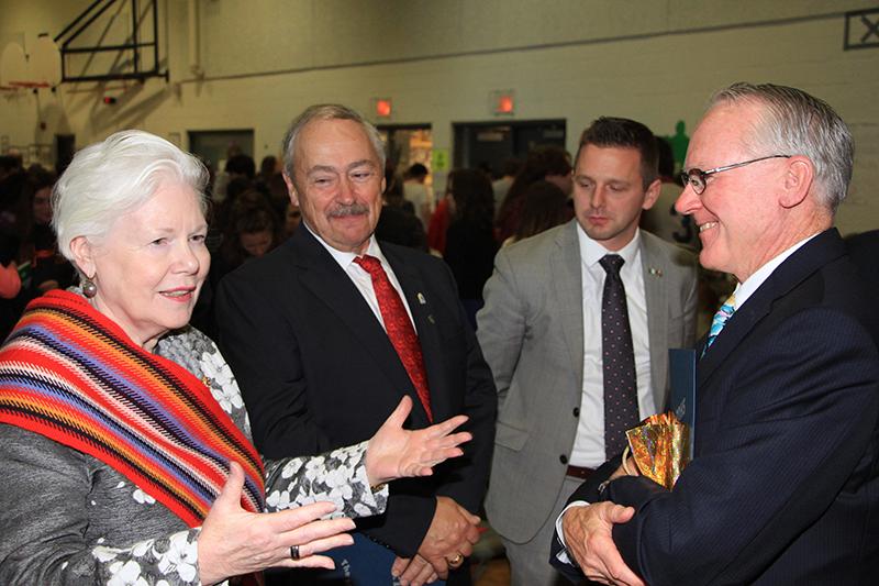 Lieutenant Governor visit Rockland District High School