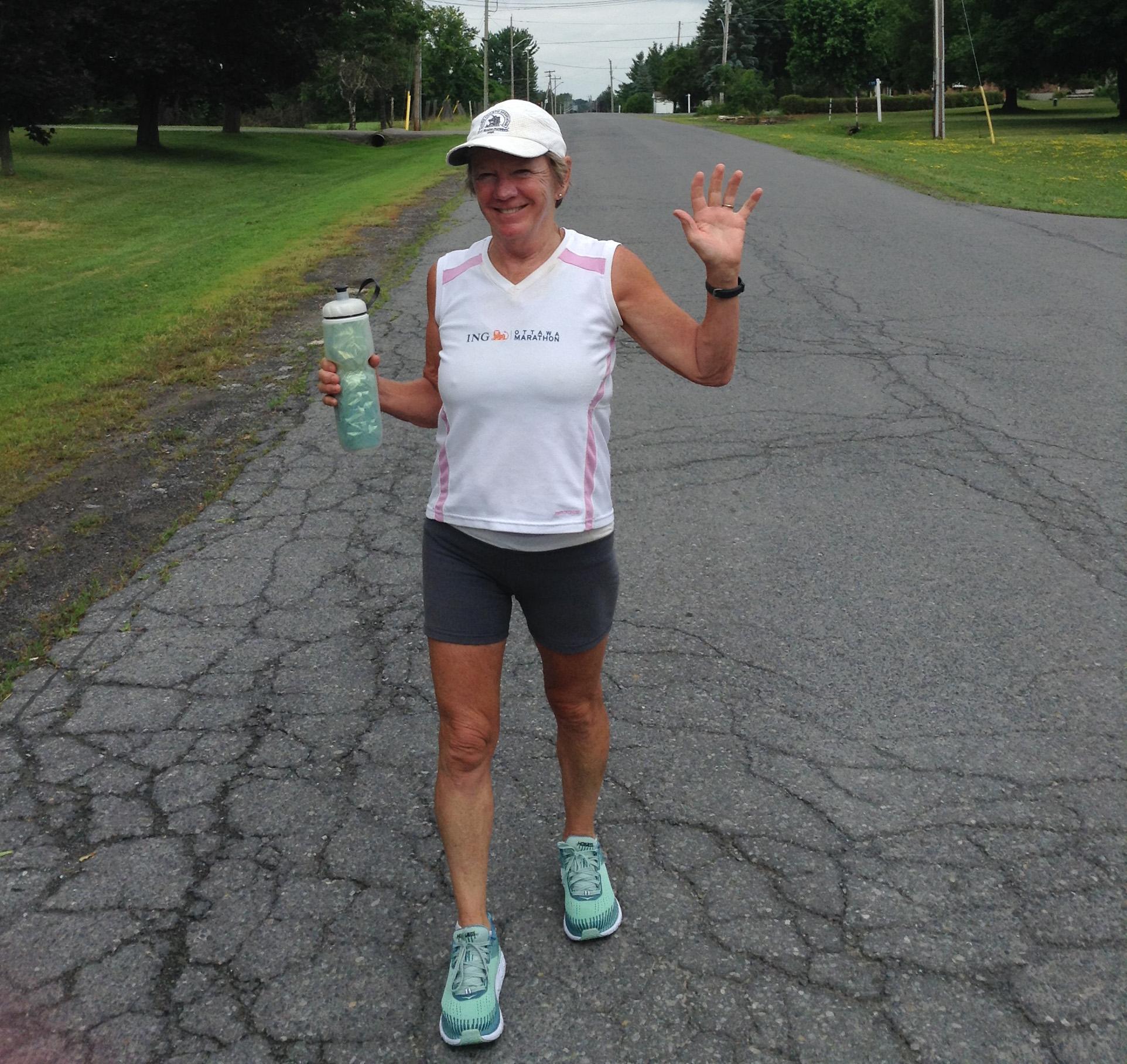 Marathoner Cathy MacLean was born to run