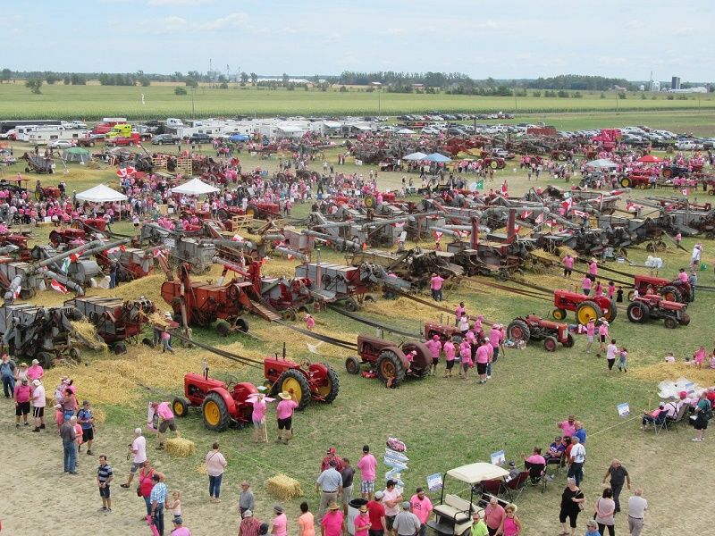 St-Albert Guinness weekend sets threshing world record, raises $100,000 for breast cancer