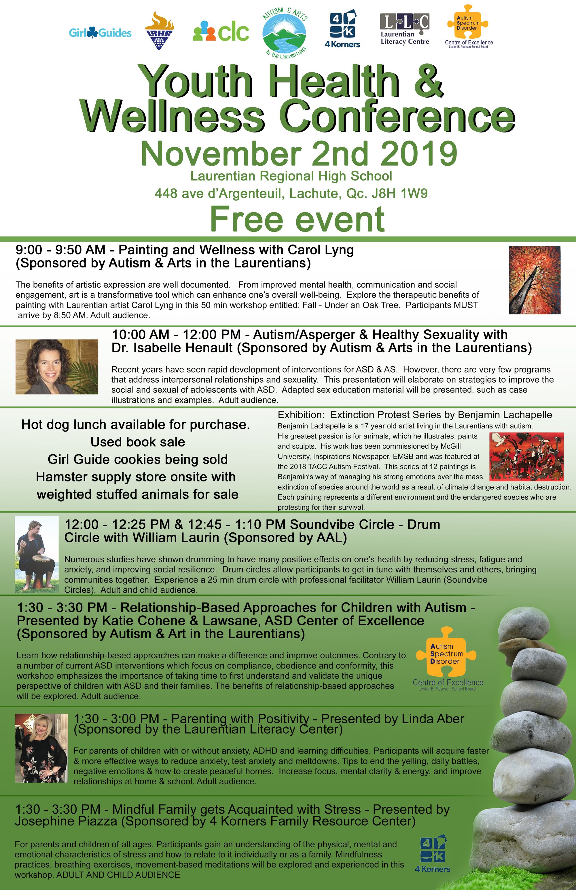 Youth health and wellness conference November 2
