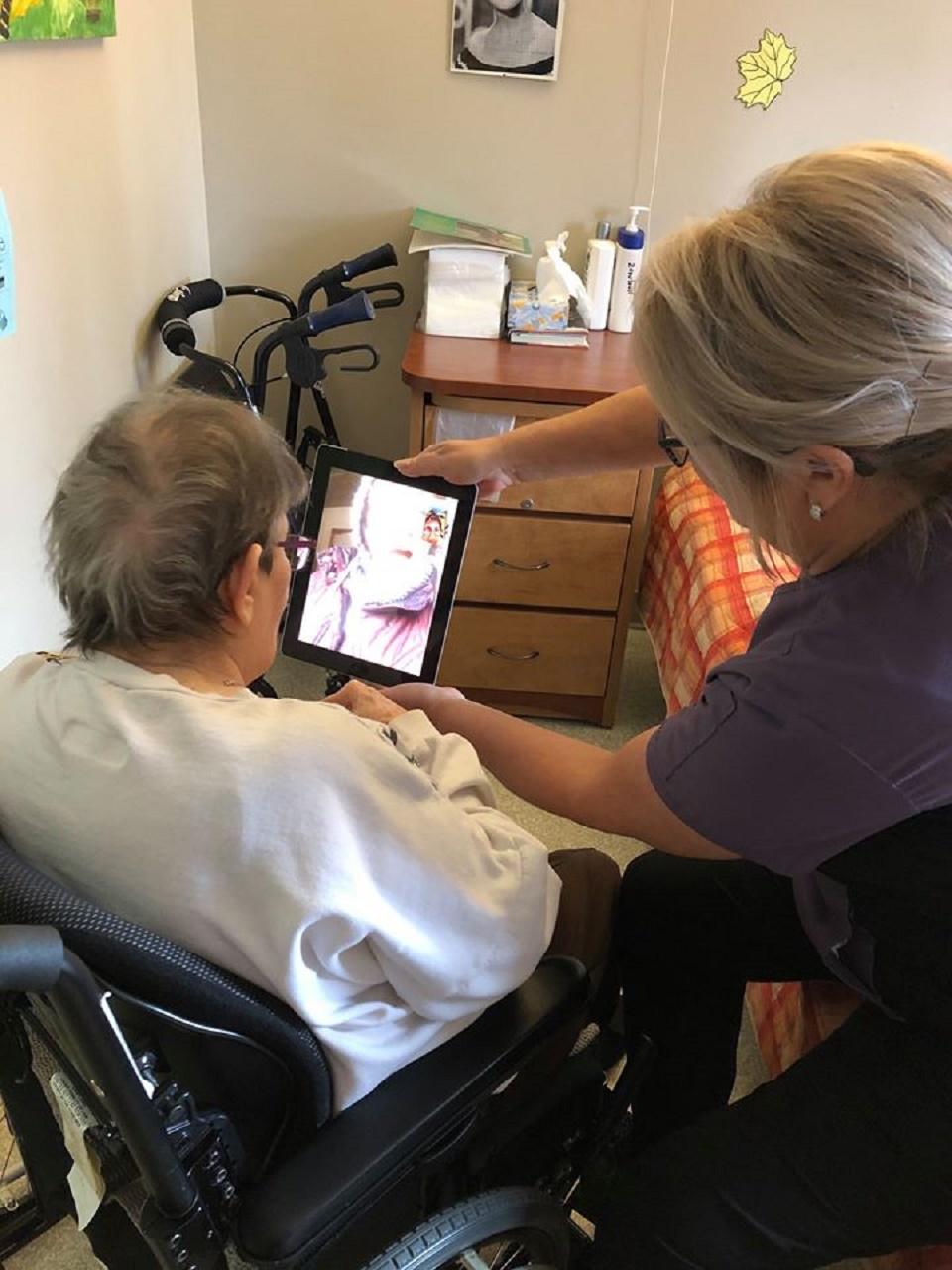 Long-term care facilities adapt communication and recreation for residents during COVID-19 emergency