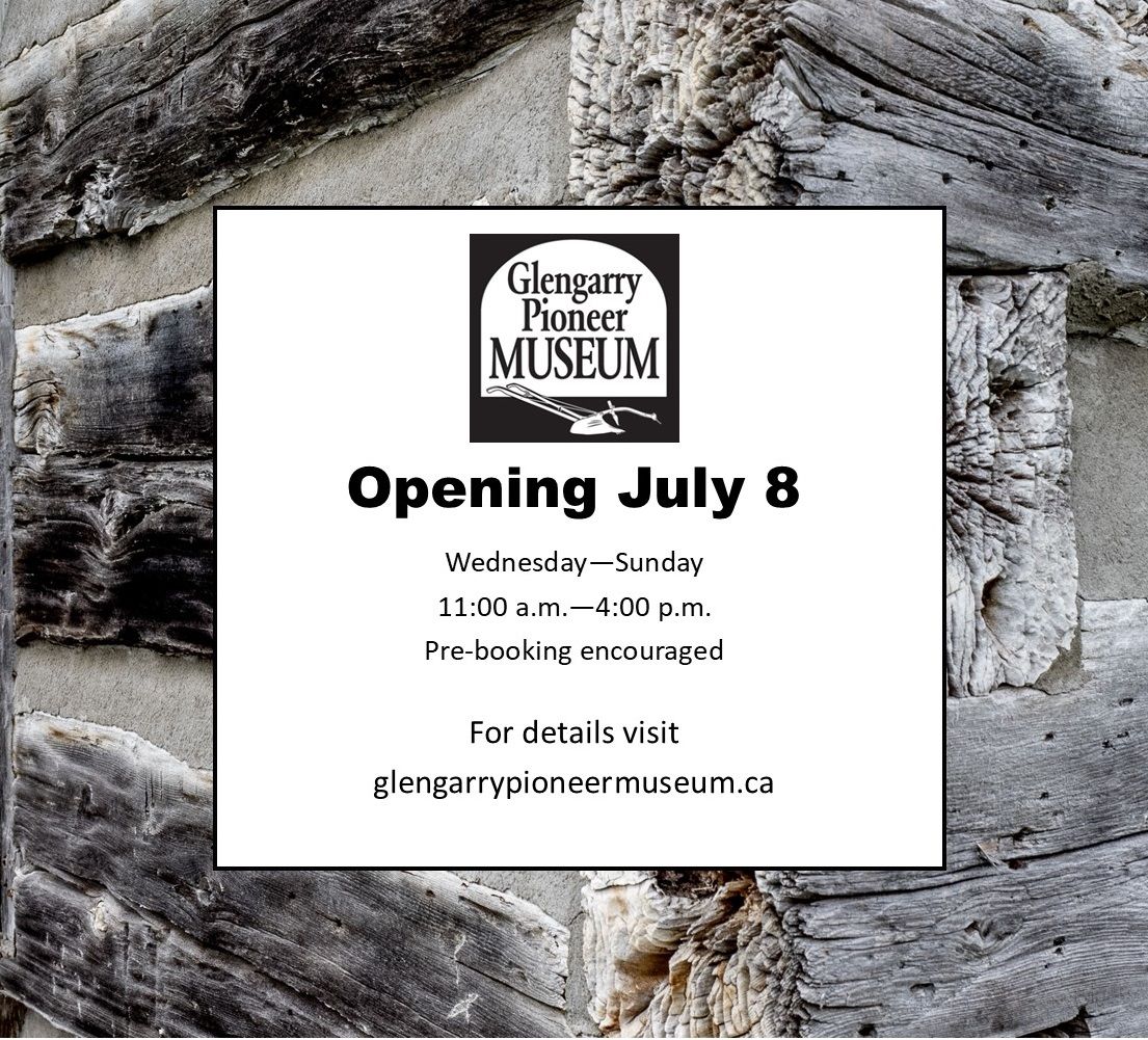 Explore local and rural. Museum opens for season on July 8