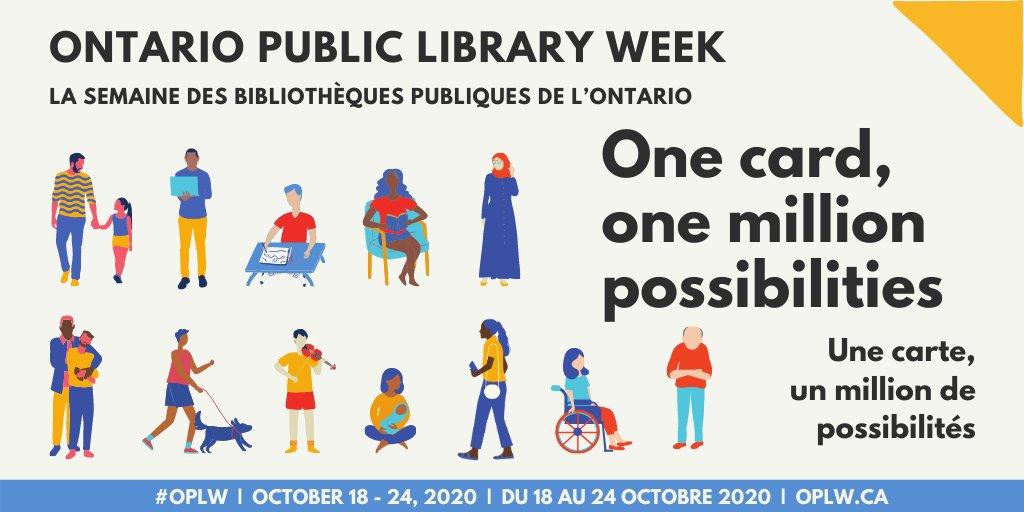 Celebrate Ontario Public Library Week at the Champlain Library