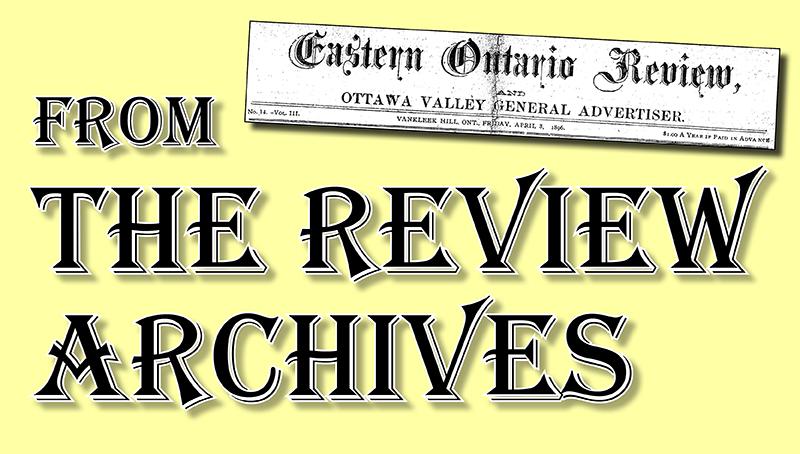This Week in Local History – December 16, 2020 – The Review Archives