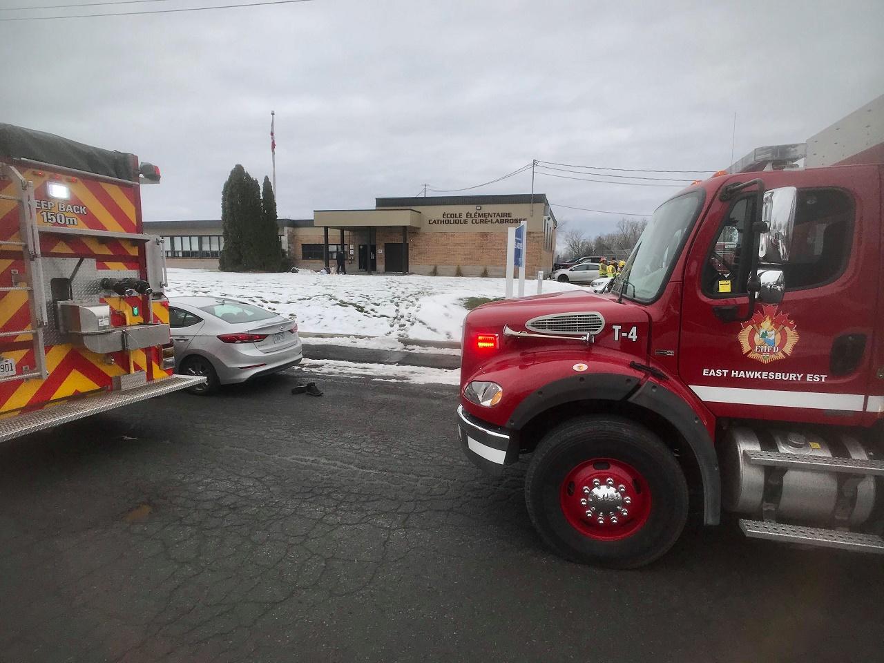 Electrostatic cleaning device causes fire at St-Eugène school