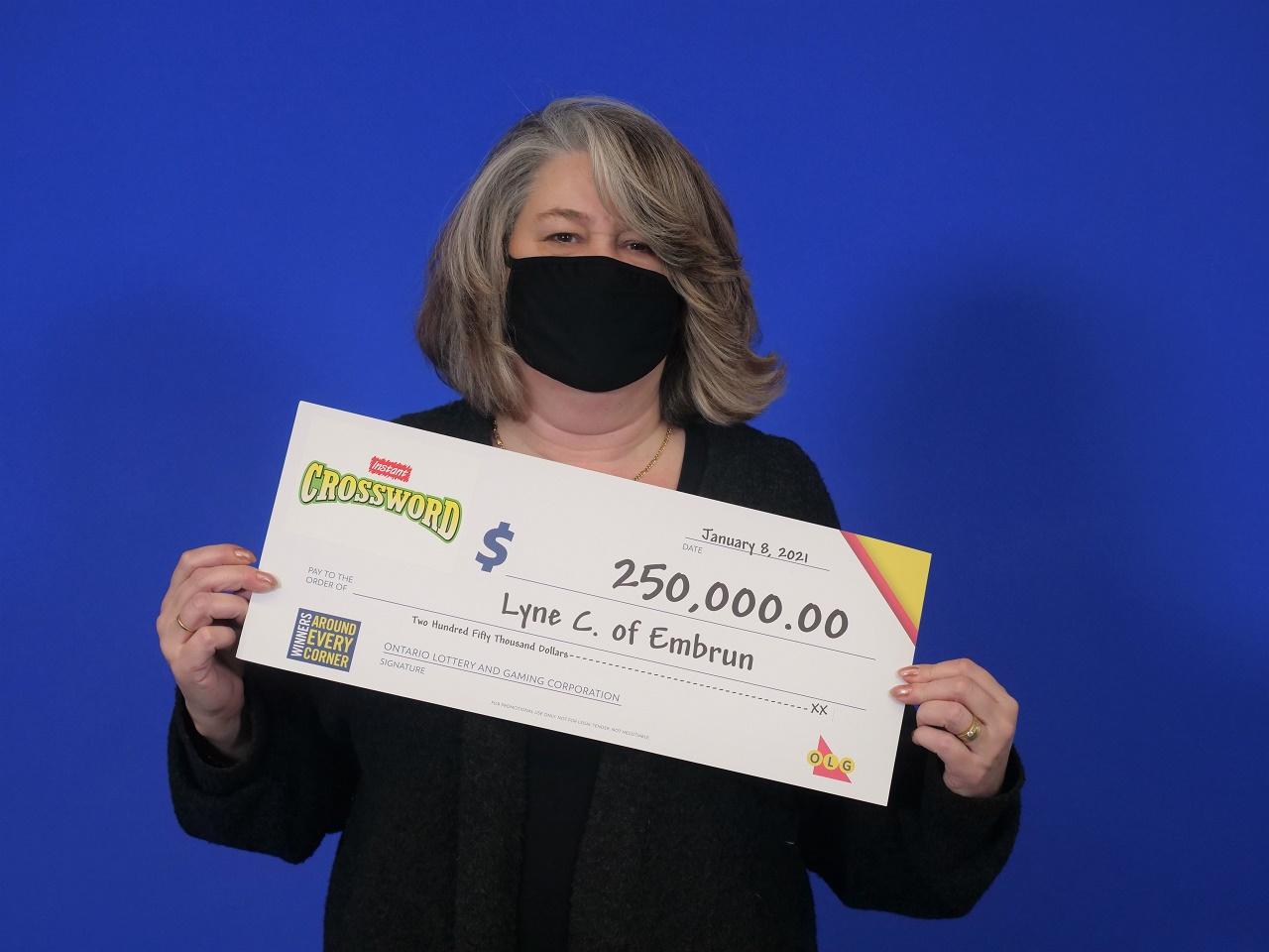Embrun resident wins $250,000 with Instant Crossword Deluxe