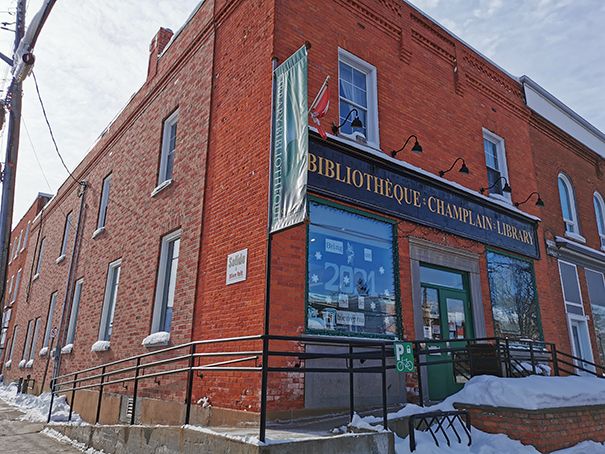 Champlain Library structural repairs complete, will be ready to reopen to public when health measures allow