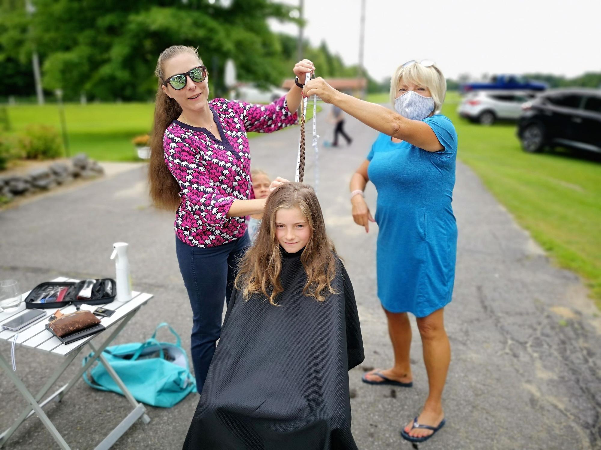 Champlain youth’s long locks trimmed to make wigs for cancer patients