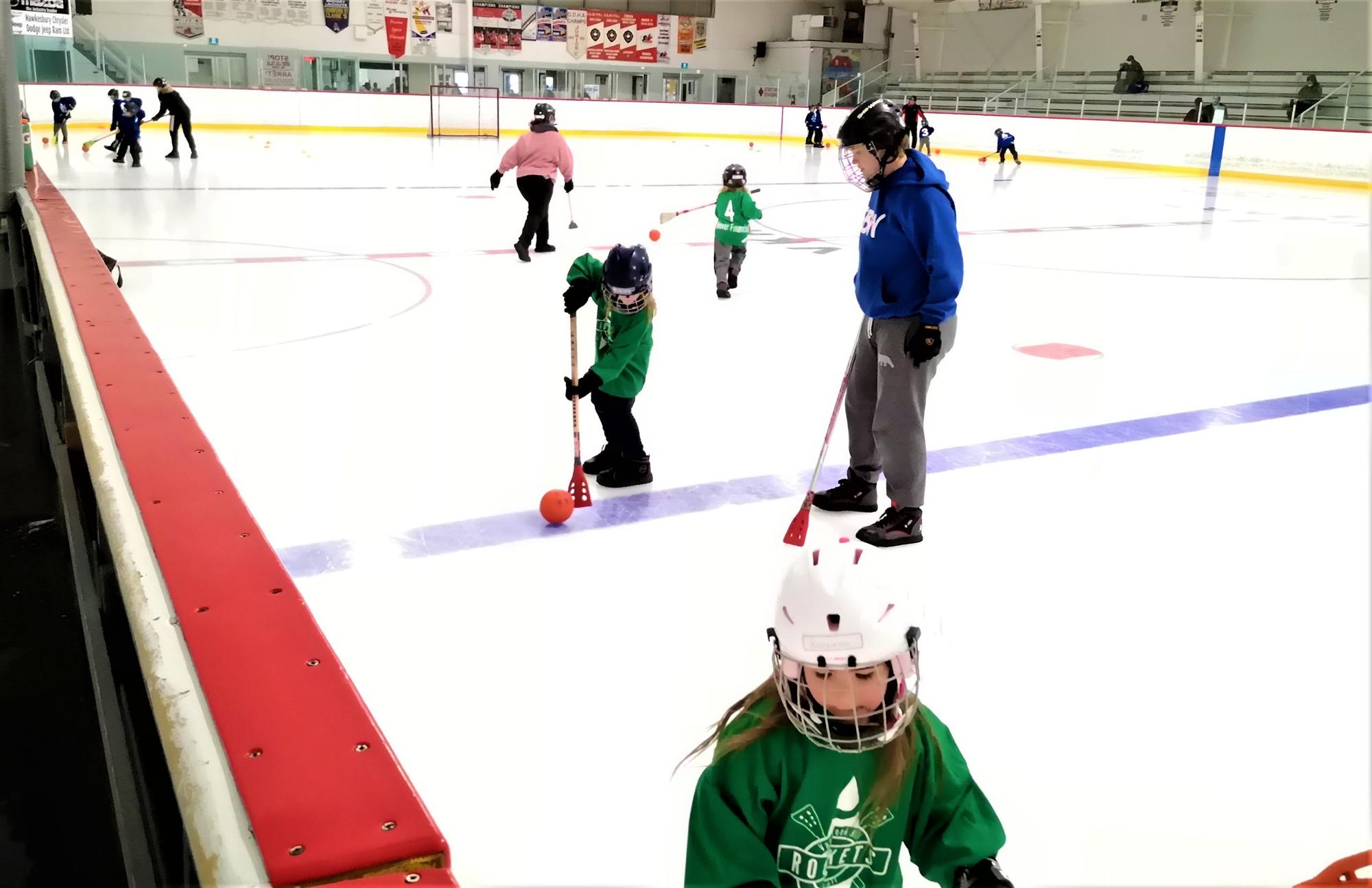 Rockets Youth Broomball takes flight with record number of players