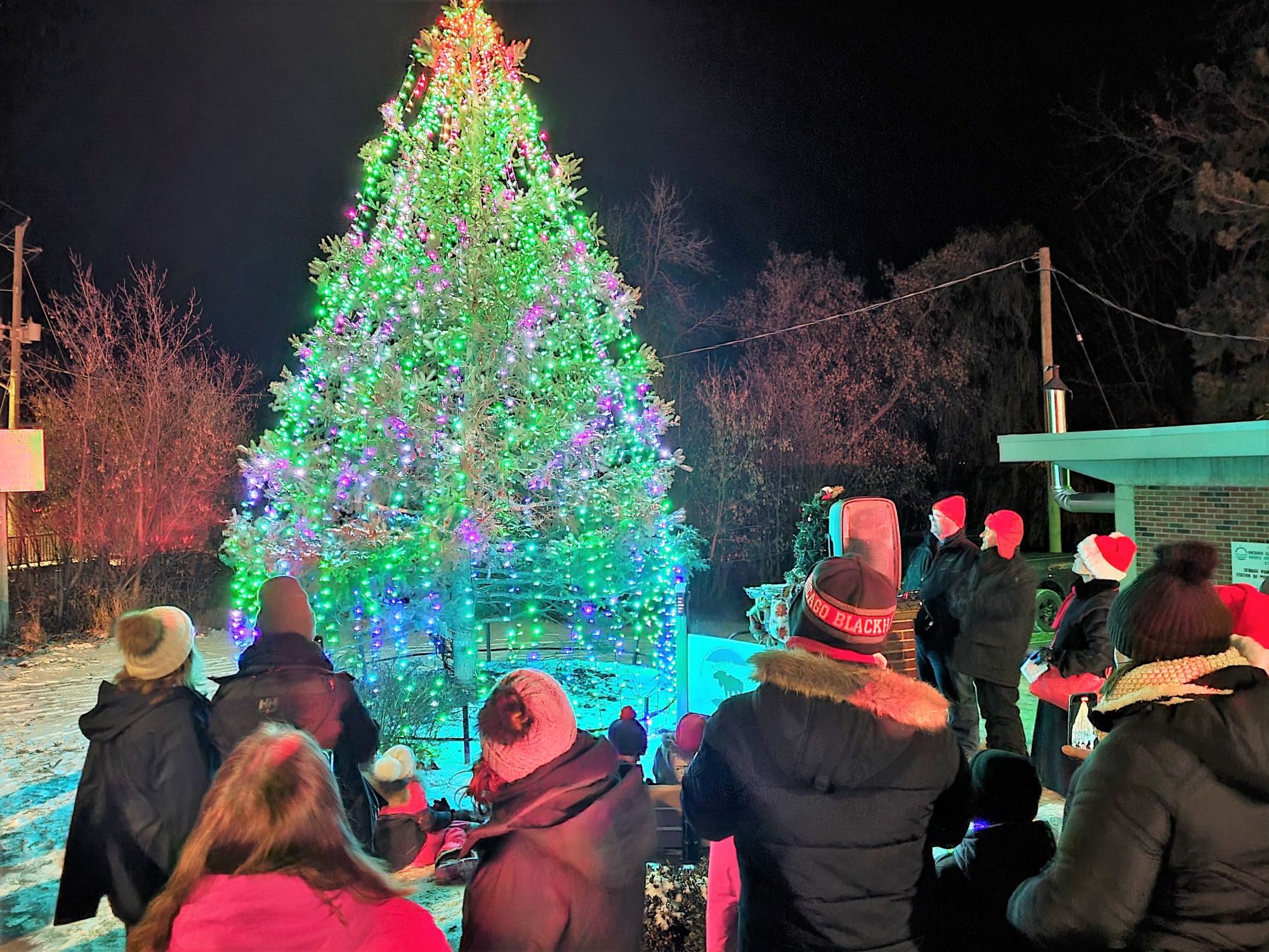 Large crowd turns out for L’Orignal tree-lighting ceremony