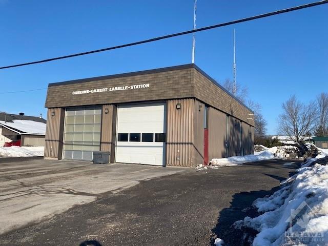 Former Bourget fire station listed for sale