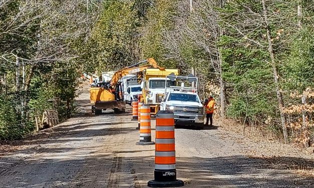 Bridge deck being replaced on Boyd Concession in Grenville-sur-la-Rouge