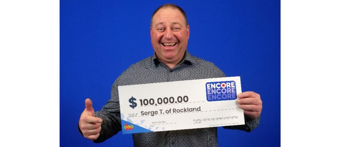 Rockland resident wins $100,000 in ENCORE draw