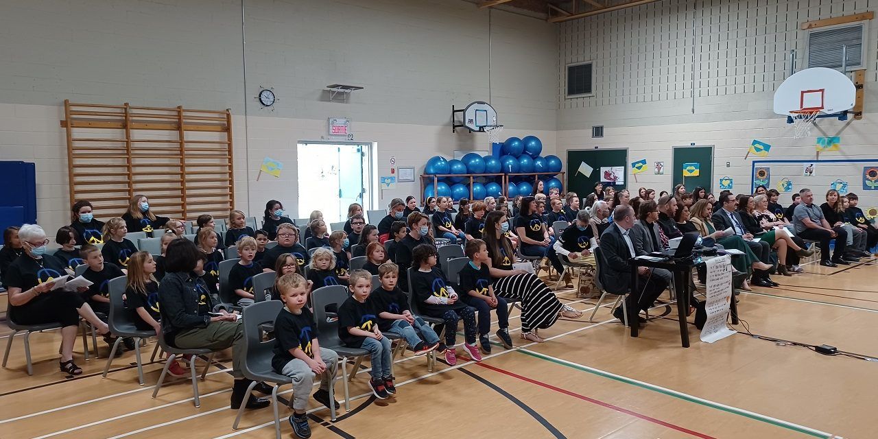 Grenville Elementary School students raise $6,400 for displaced Ukrainians