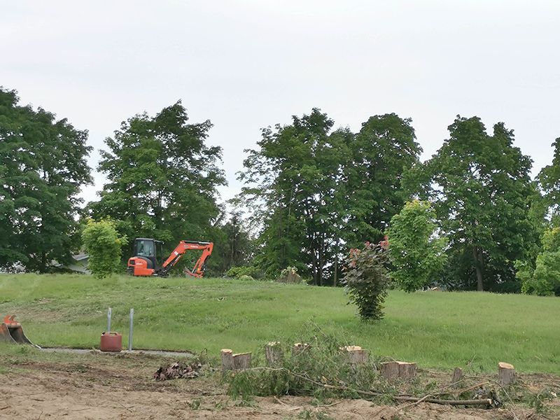 Site being prepared for construction of Van Kleek Manor expansion