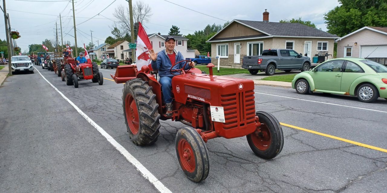 Canada Day celebrated with tractor parade and social time in East Hawkesbury