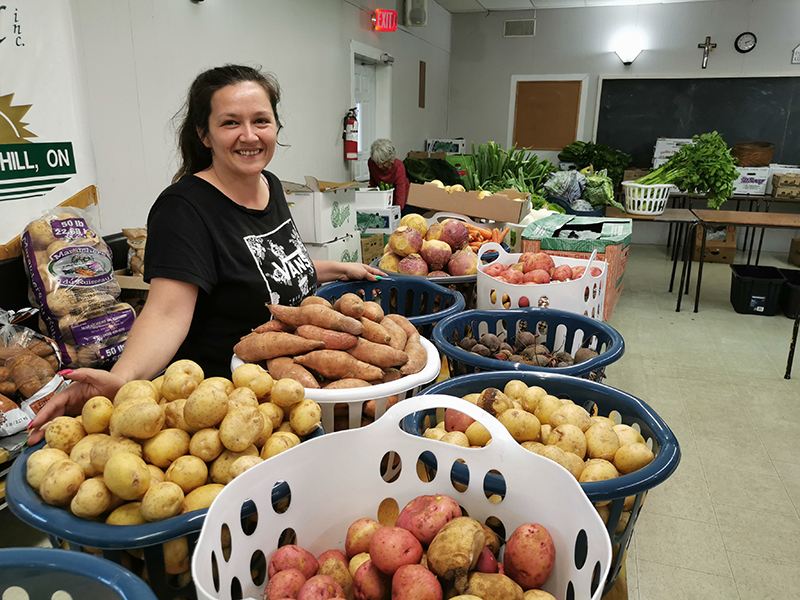 Arks Harvest offers locals fresh produce for sale in a cooperative spirit