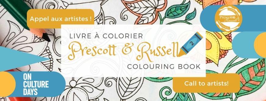 Artists invited to contribute to 2022 Prescott-Russell Colouring Book