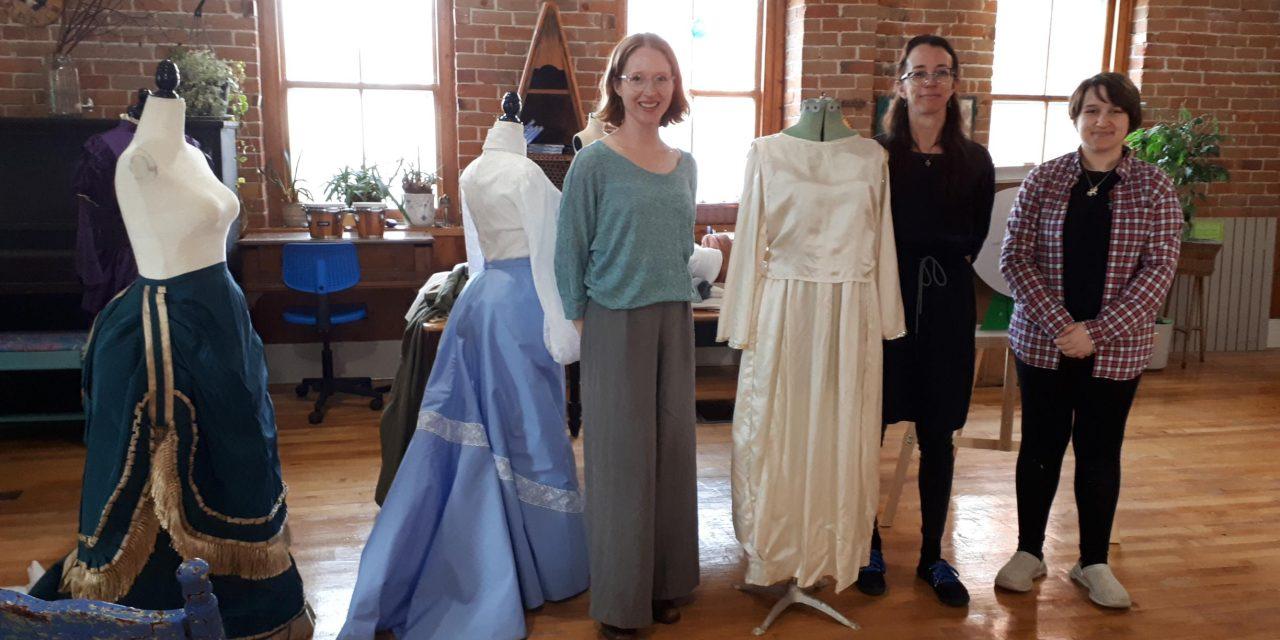Historic women’s wear sewing techniques demonstrated at Vankleek Hill Museum