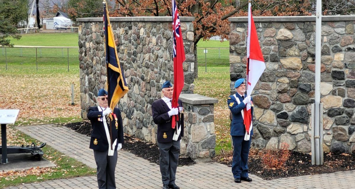 Remembrance Day services on November 11
