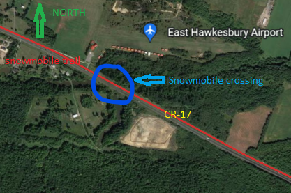 A safer route for snowmobiles east of Hawkesbury