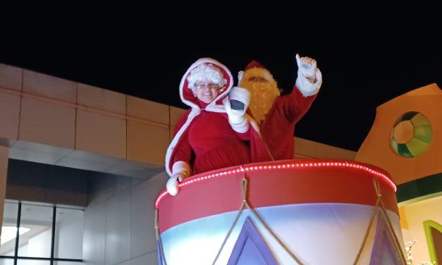Here comes Santa Claus; Parades across the region