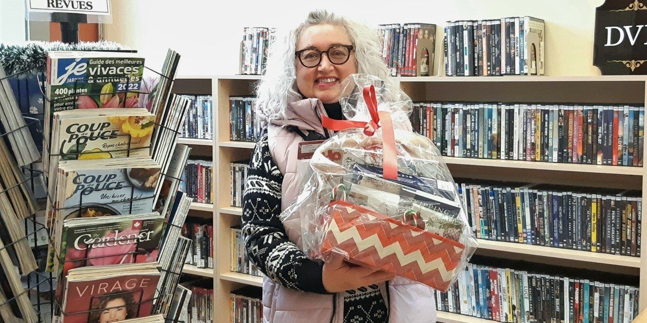Winner of Library Christmas Basket