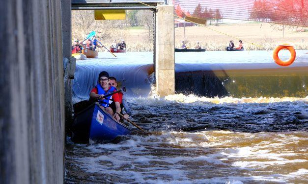 Record turnout for 50th Raisin River Canoe Race