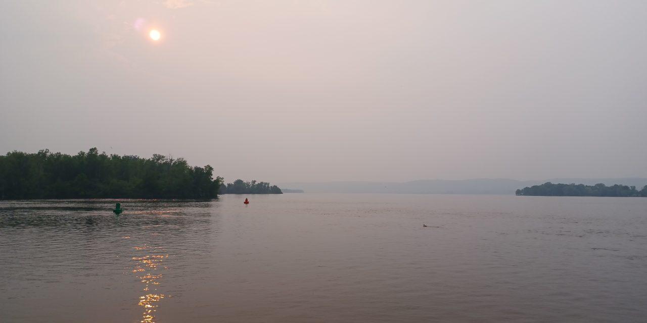 Smoke from northern fires fouls the air