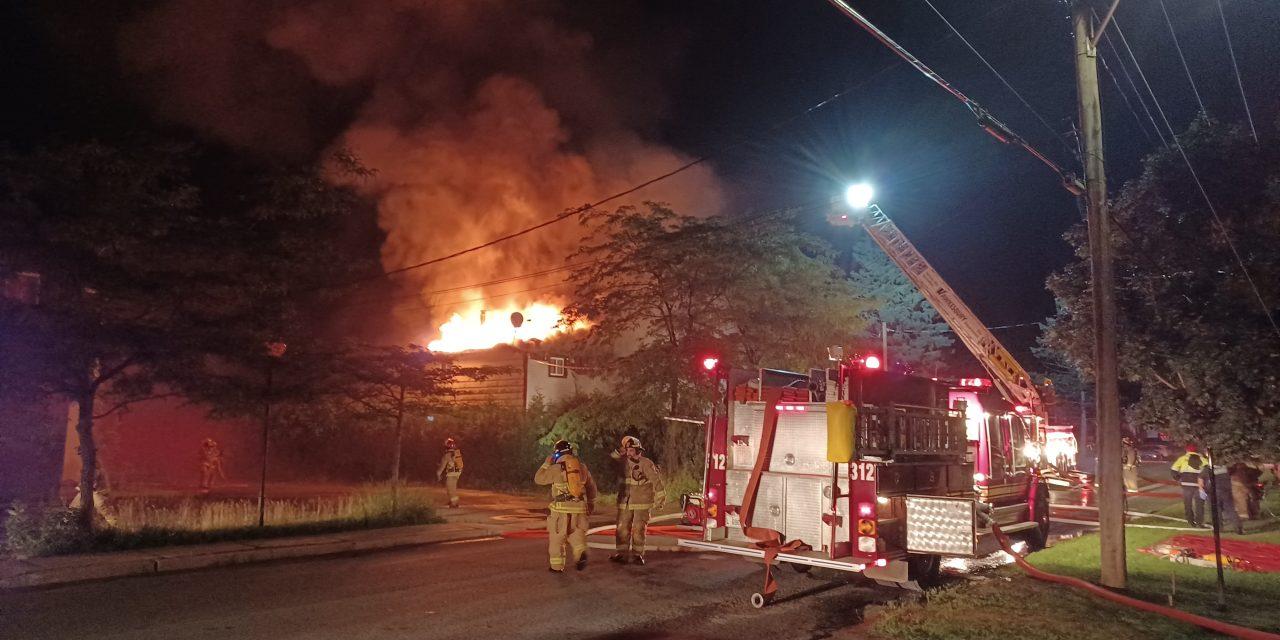 Fire destroys Grenville house