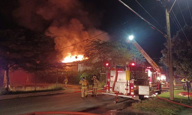 Fire destroys Grenville house