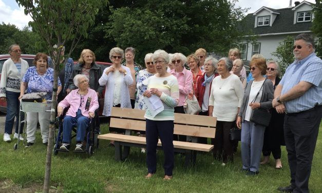 Women’s Institute tree dedication in Mille-Isles
