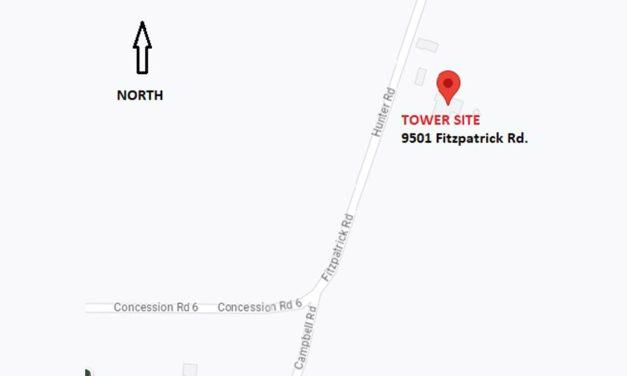 Telecommunications tower proposed southwest of Vankleek Hill