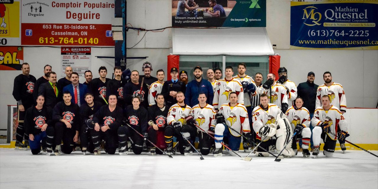 Charity hockey game raises more than $3,500 for Casselman Food Bank
