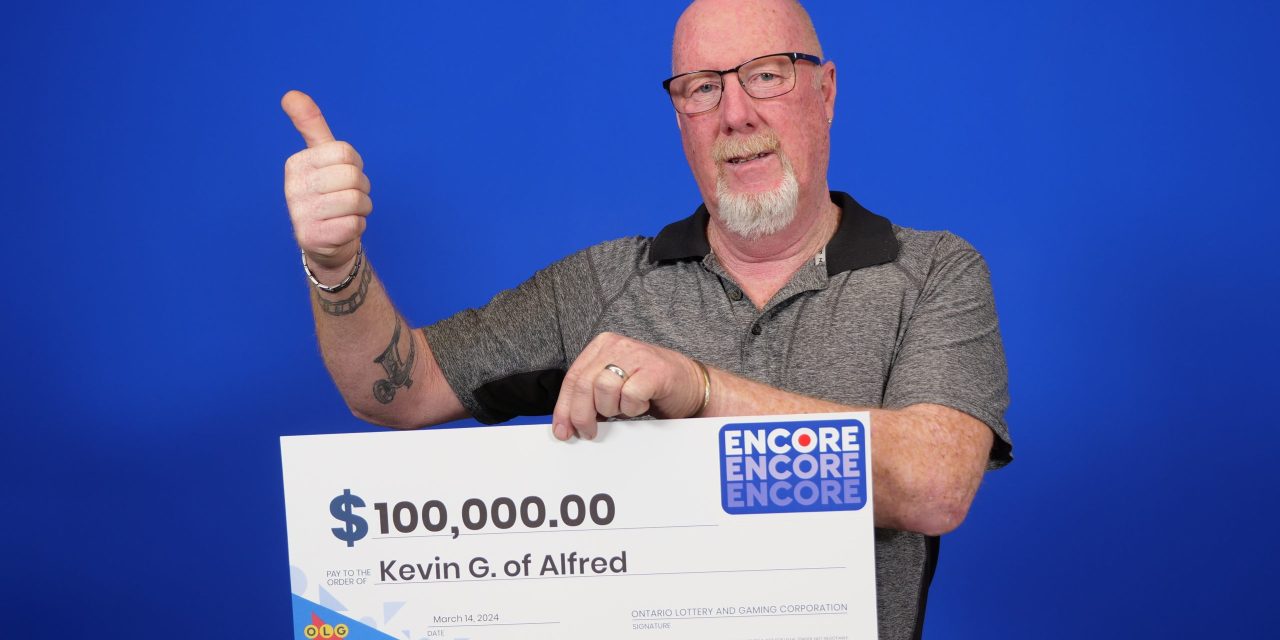 Alfred resident wins $100,000 in Encore lottery