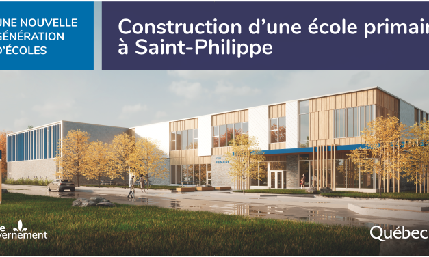 Design unveiled and building begins for new school in St-Philippe