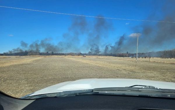 Major brush fire in The Nation, fire bans in three municipalities